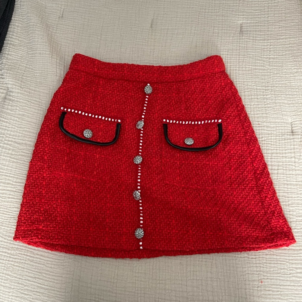 Tweed Mini Skirt